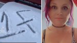 Hóba rajzolt jel fogadta a háza előtt – sokkot kapott, amikor megtudta, mit jelent – videó