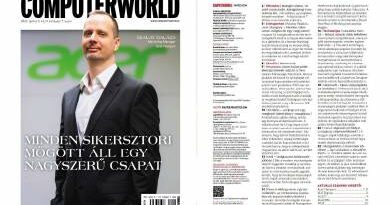 Címlapunkon: Szalay Balázs, az Acer Magyarország marketing menedzsere – megjelent a Computerworld Lapozó