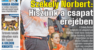 Schäfer András helyettese kerestetik a középpályán; női kosárlabda-válogatottunk a szlovákok ellen kezd az Eb-n