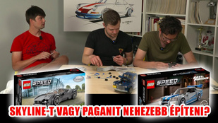 Autóépítés közben bombáztak gyökér kérdésekkel – Lego: Nissan Skyline + Pagani Utopia