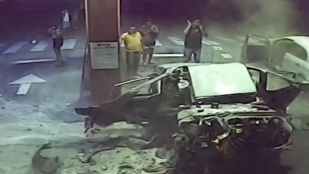 Felrobbant egy gázos autó Argentínában, 20 kiló kokain repült szerte szét